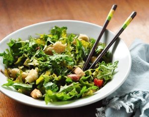 Salad with chopsticks? Try it. You'll never try to stab a piece of lettuce with a fork again!